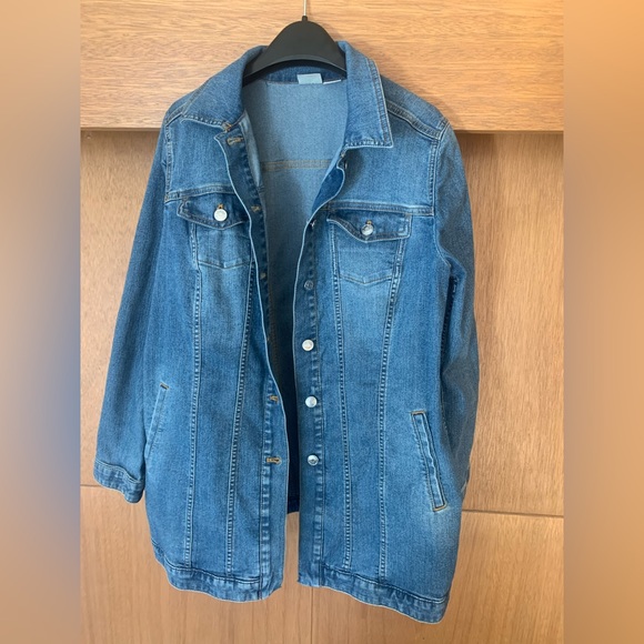 chico's® jean jacket size US 1. Size 8/10 - Picture 3 of 4